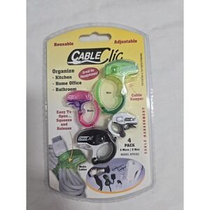 Qa Worldwide  KP0162 Cable Clic Organizer Pack, 2 Micro and 2 Mini‎